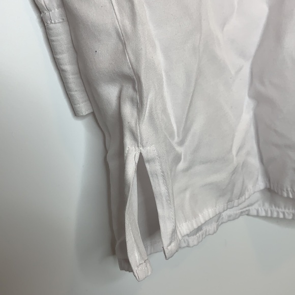 Joanna Plus Button Down Top White 1X PLUS SIZE - Picture 2 of 6